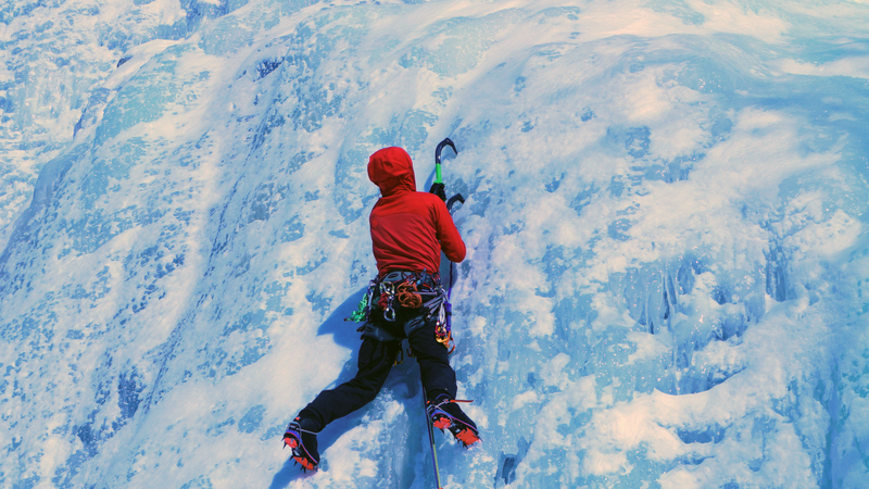 Illustration for article titled Climbing Quebec’s Frozen Waterfalls